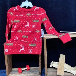 NWT Vans Christmas Long Sleeve Shirt